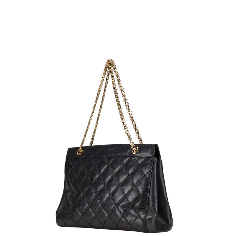 Chanel Coco Mark Matelasse Lambskin Shoulder Bag Classic Flap