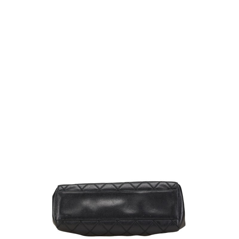 Chanel Coco Mark Matelasse Lambskin Shoulder Bag Classic Flap