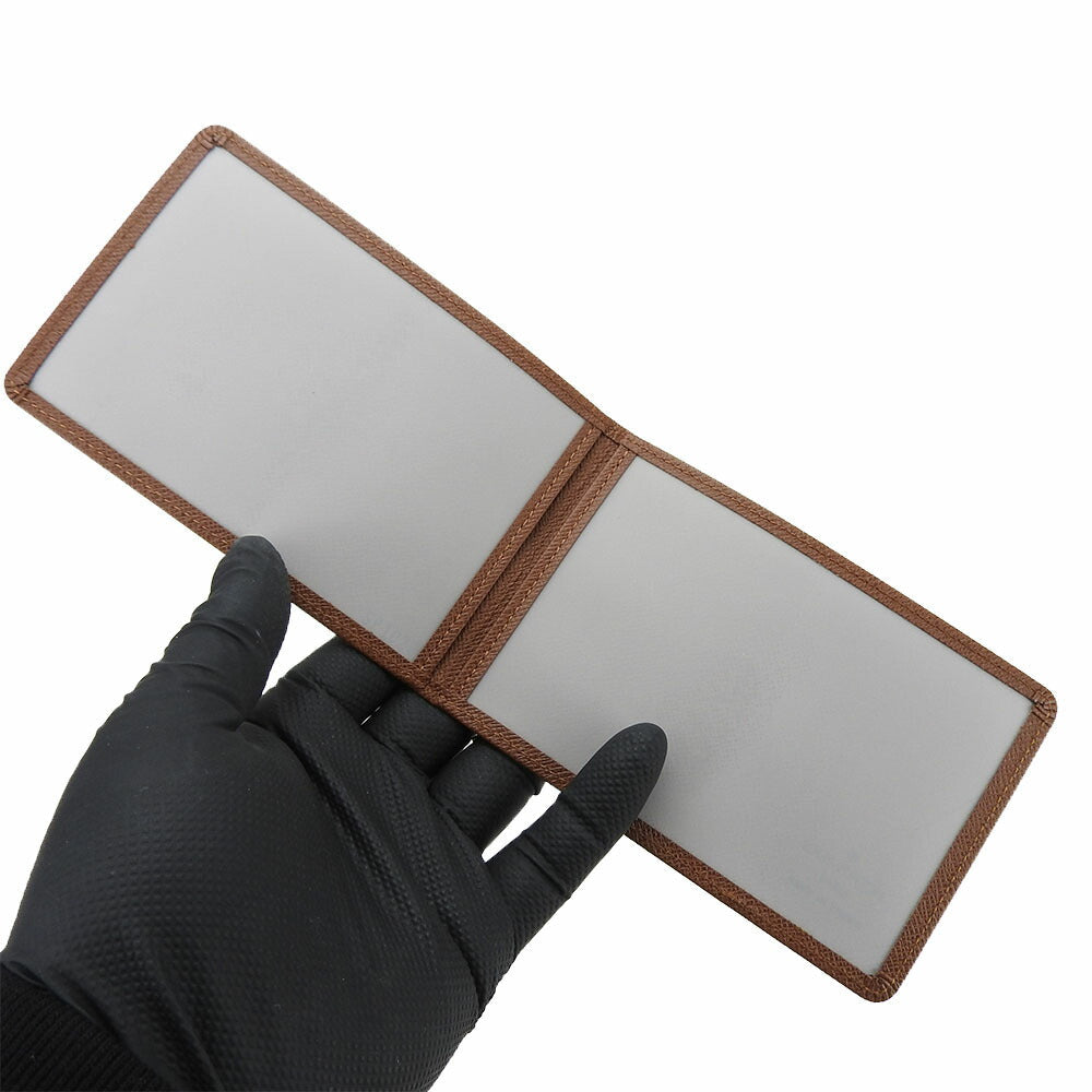 LOUIS VUITTON Pass case leather Brown unisex(Unisex)