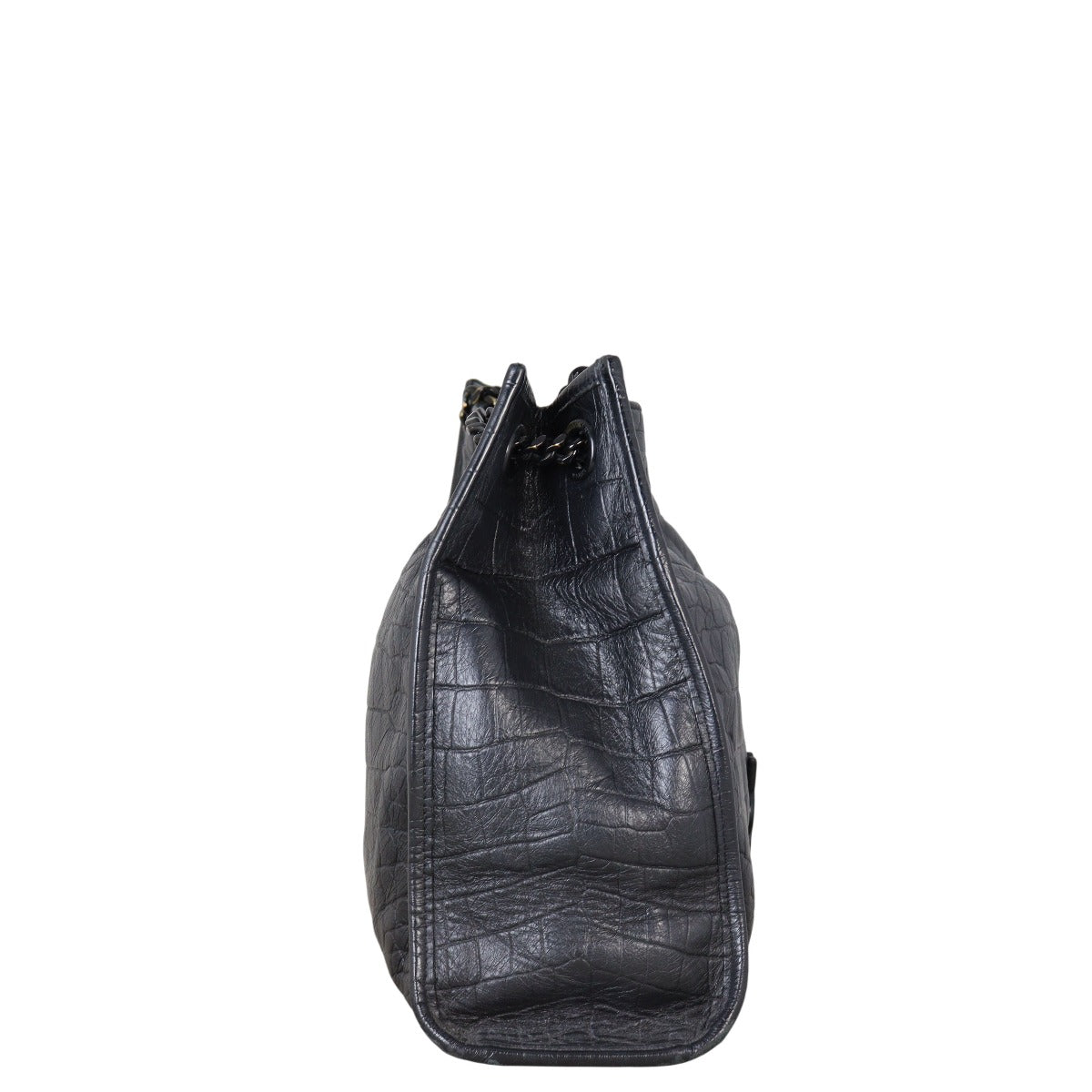 Saint Laurent Niki Tote Bag Medium Croc Embossed