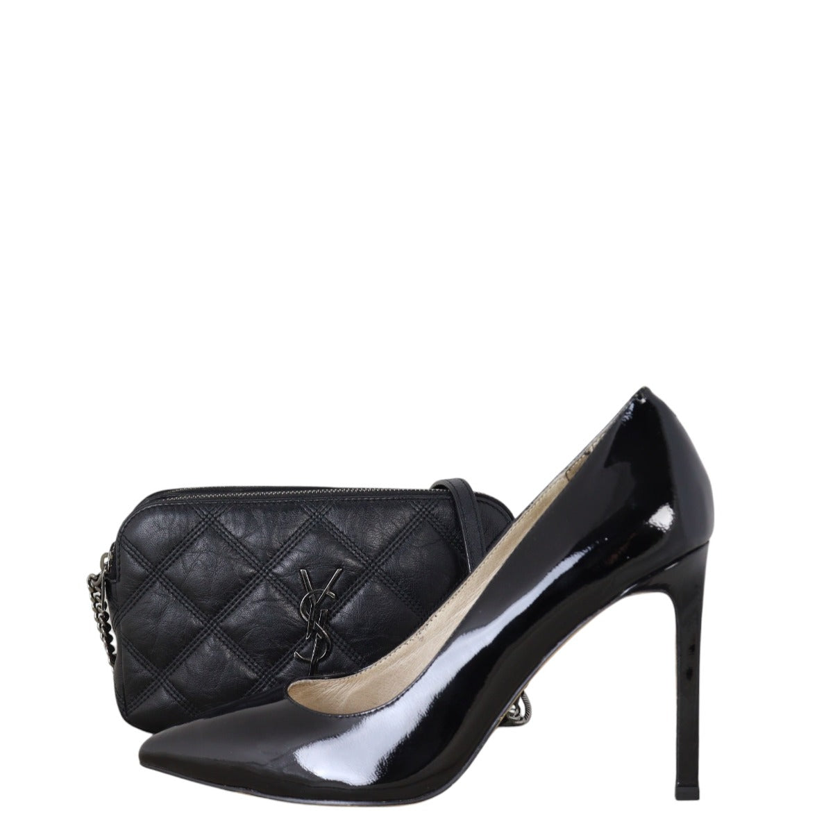 Saint Laurent Becky Double Zip Crossbody