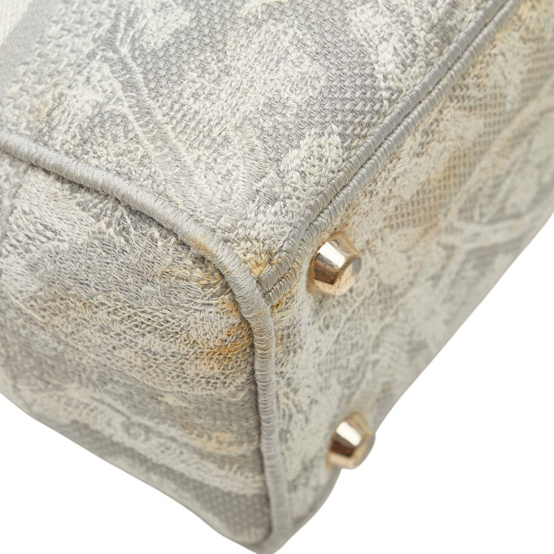 Dior Lady Dior Embroidery Canvas 2way Bag