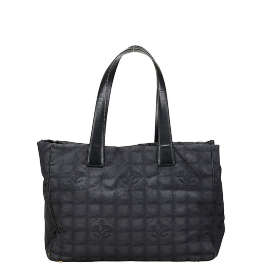 Chanel New Travel Line Nylon Leather Tote Bag