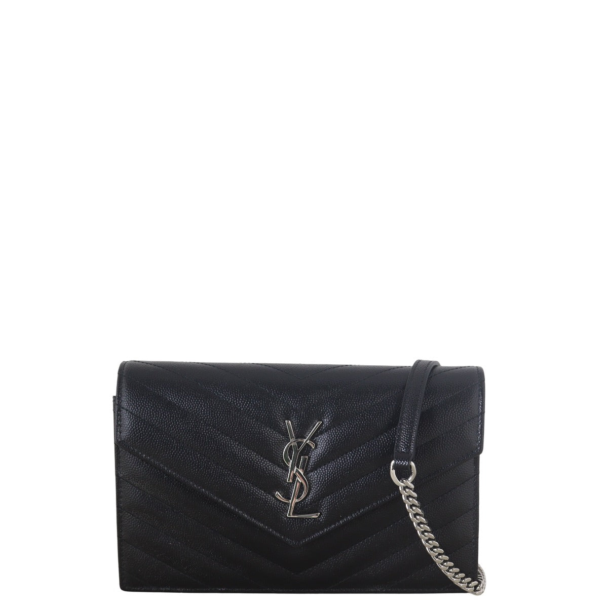 Saint Laurent Cassandre Envelope Chain Wallet