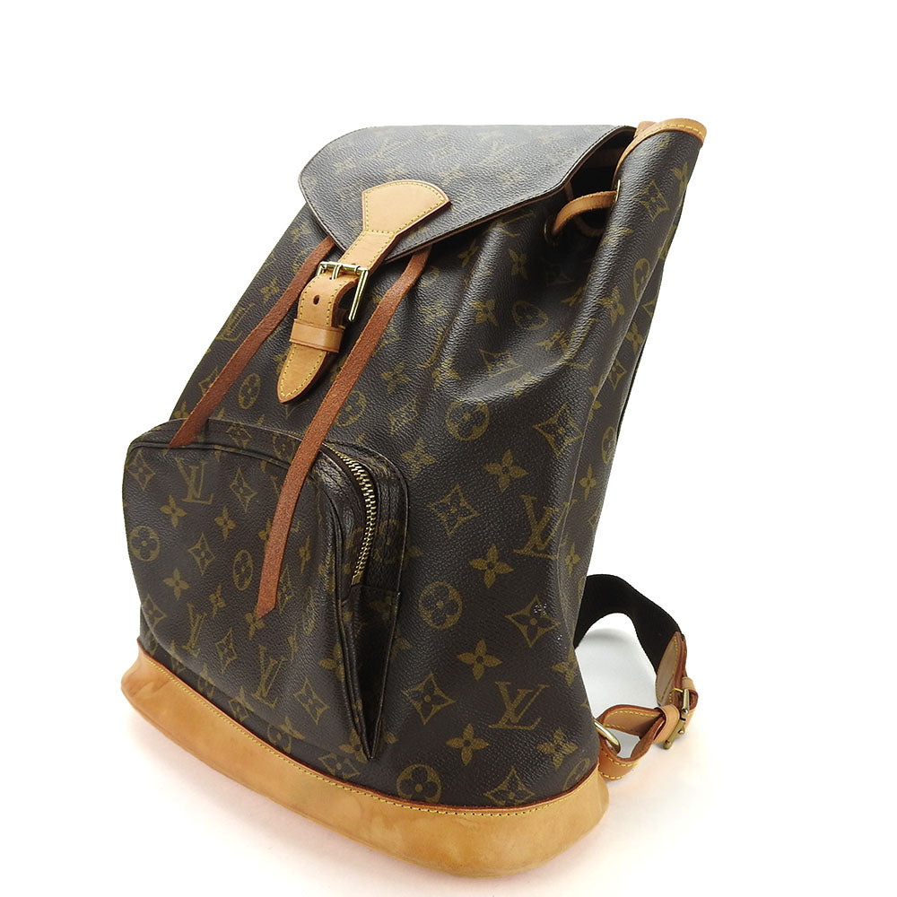 LOUIS VUITTON Backpack M51135 Monogram Brown MontsourisGM Women