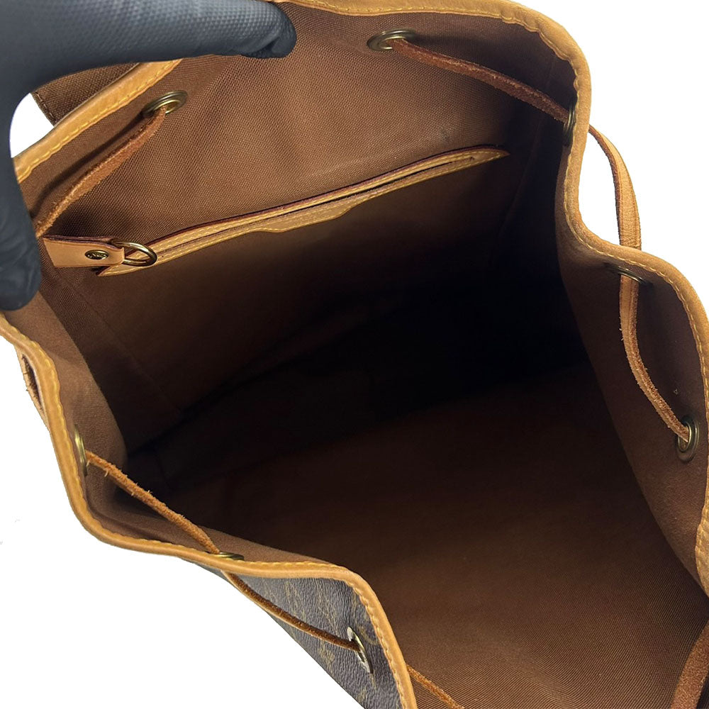 LOUIS VUITTON Backpack M51135 Monogram Brown MontsourisGM Women