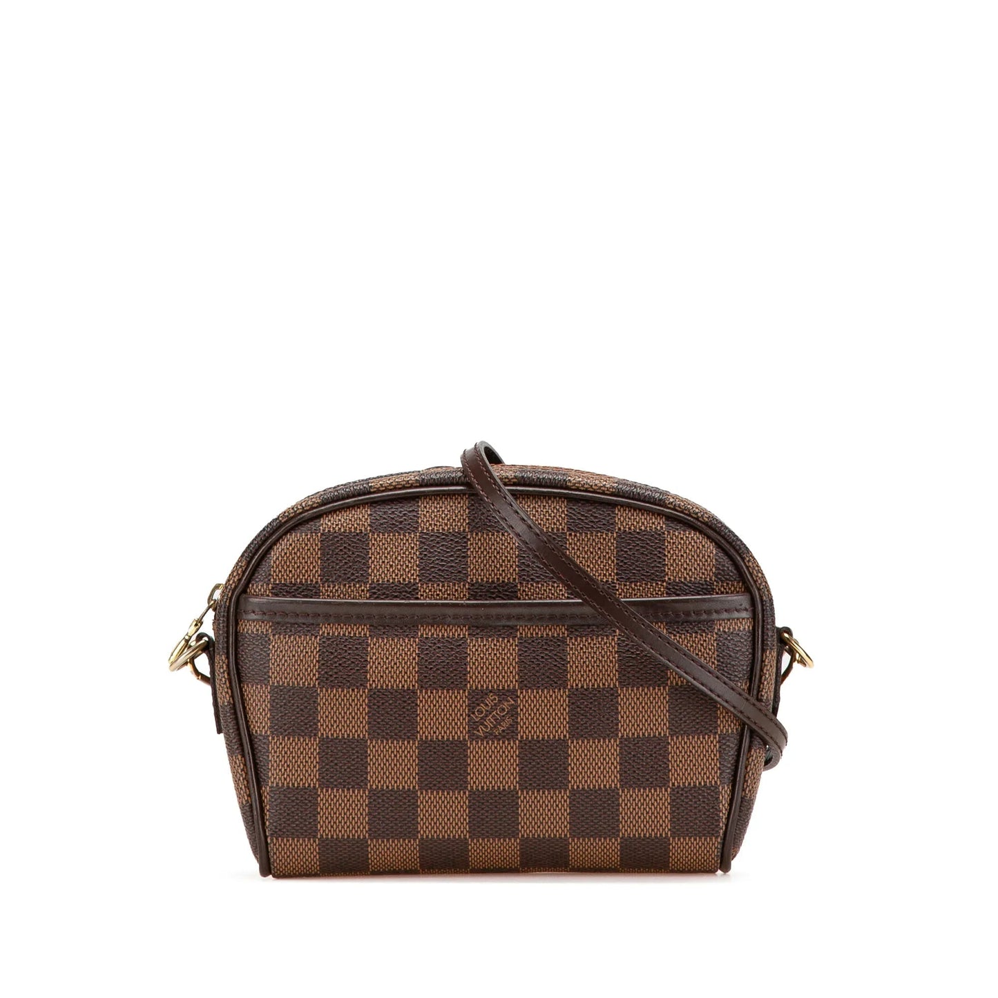 Brown Louis Vuitton Damier Ebene Ipanema Pochette Crossbody Bag