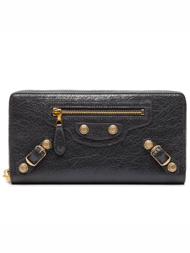 Luxury Balenciaga Trending 2026 Giant Continental Long Wallet Grey