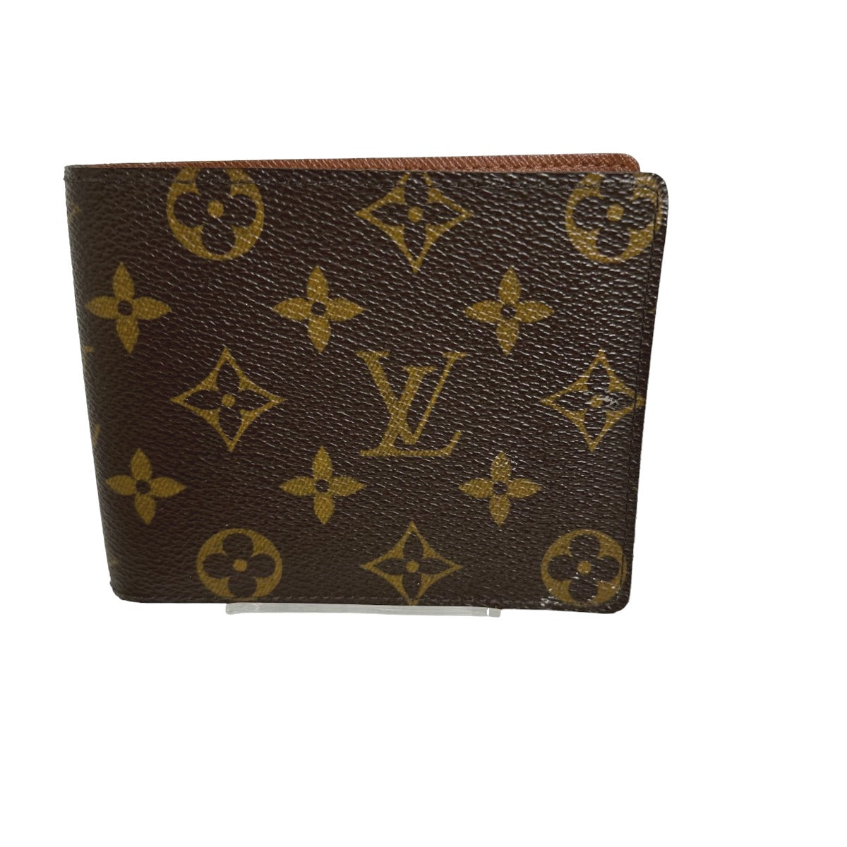 LOUIS VUITTON Bifold Wallet M60026 Monogram canvas Brown Bifold Wallet Monogram Portefeuille Florin unisex(Unisex)