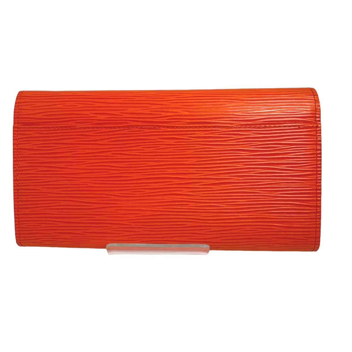 LOUIS VUITTON Long Wallet Purse M60584 Epi Leather Orange Long Wallet Purse Epi Portefeuille Sara Women