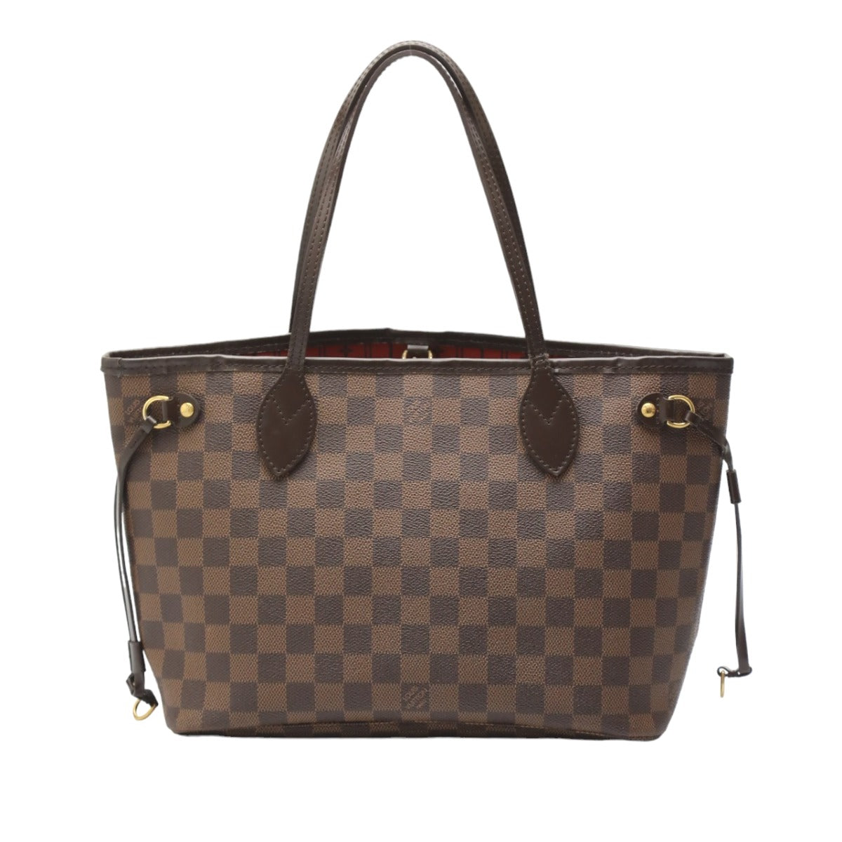 LOUIS VUITTON Handbag Damier canvas Brown Handbag Damier Never full PM Women