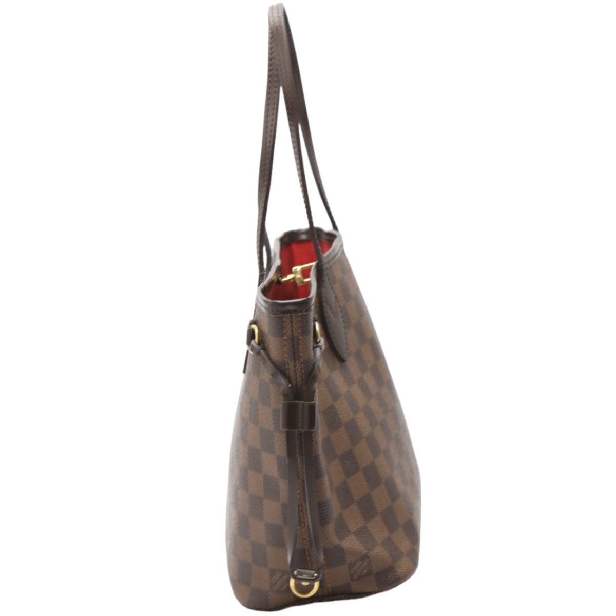 LOUIS VUITTON Handbag Damier canvas Brown Handbag Damier Never full PM Women