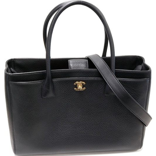 Chanel Soft Caviar Skin Executive 2way Tote Bag Classic Flap