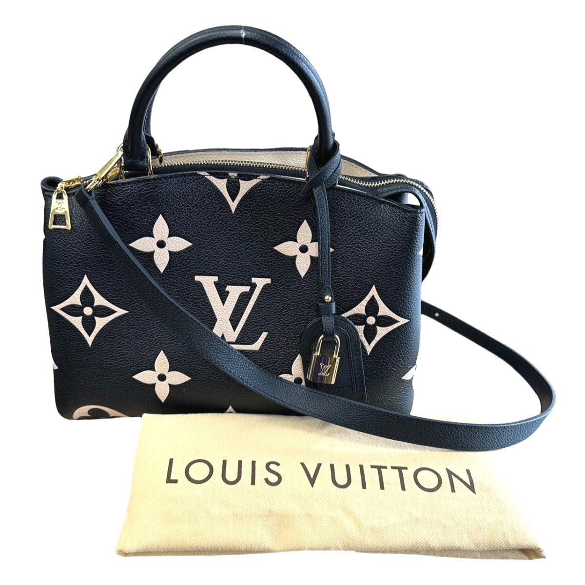 LOUIS VUITTON Shoulder Bag M58913 Monogram Ann Platt black Ann Platt Petit Palais PM
