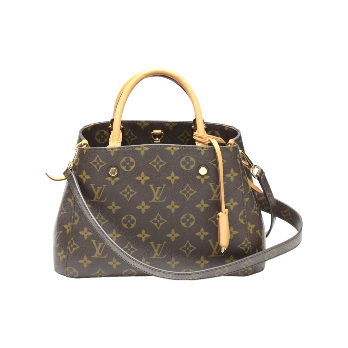 LOUIS VUITTON Shoulder Bag Monogram canvas Brown Handbag Monogram Montaigne BB Women