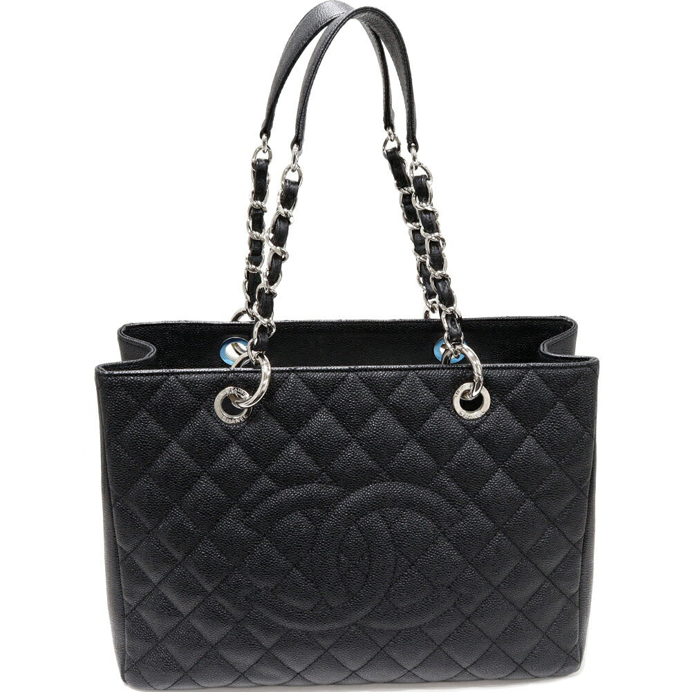 Chanel Caviar Skin GST Large Shopping Bag 2way Bag Classic Flap