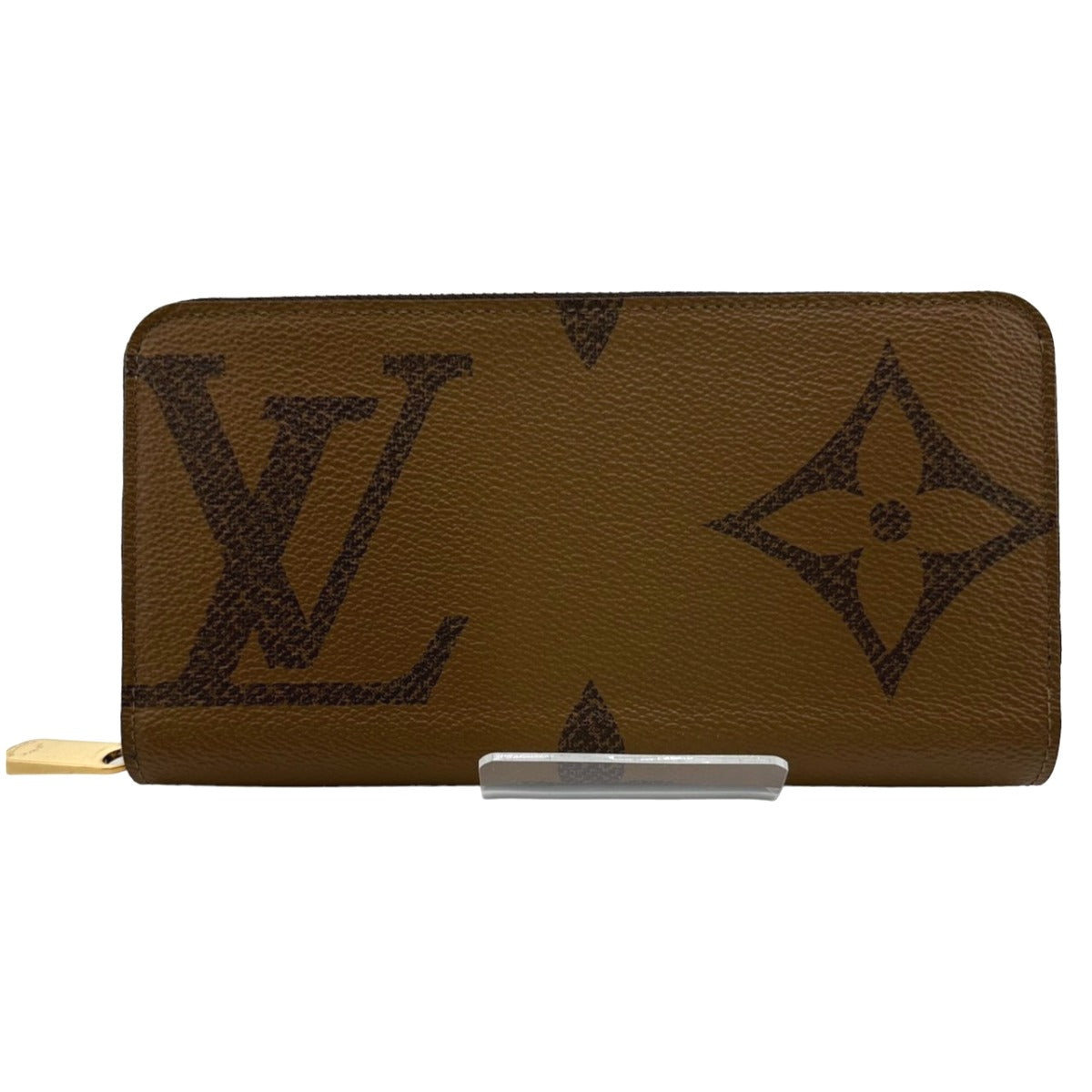 LOUIS VUITTON Long Wallet Purse M69353 Monogram canvas Brown Giant reverse Monogram Zippy wallet mens(Unisex)