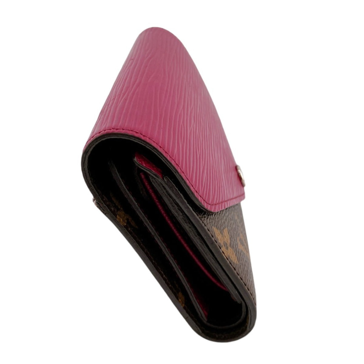 LOUIS VUITTON Tri-fold wallet M60494 Monogram Canvas, Epi Leather Red Portefeuille - Mariel Compact Monogram With Coin Pocket Women