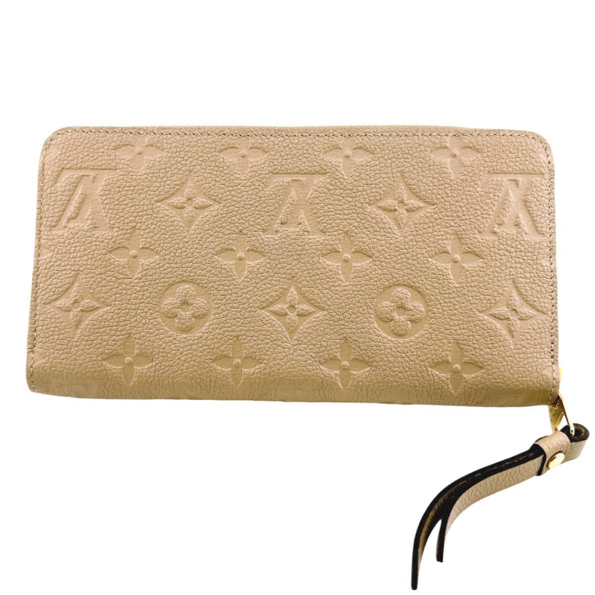 LOUIS VUITTON Long Wallet Purse M60746 Monogram Ann Platt beige Monogram Zippy wallet