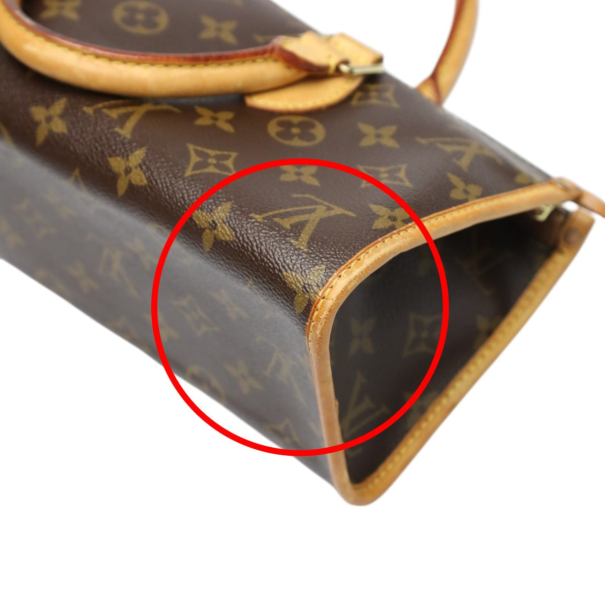 LOUIS VUITTON Handbag M40009 Monogram canvas Brown Handbag Monogram Popan cool Women Used