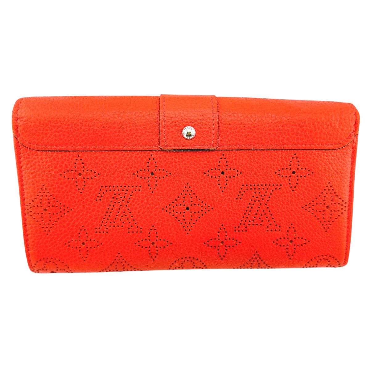 LOUIS VUITTON Long Wallet Purse M58161 Monogram Mahina Coraille Mahina Bifold Walletlong wallet