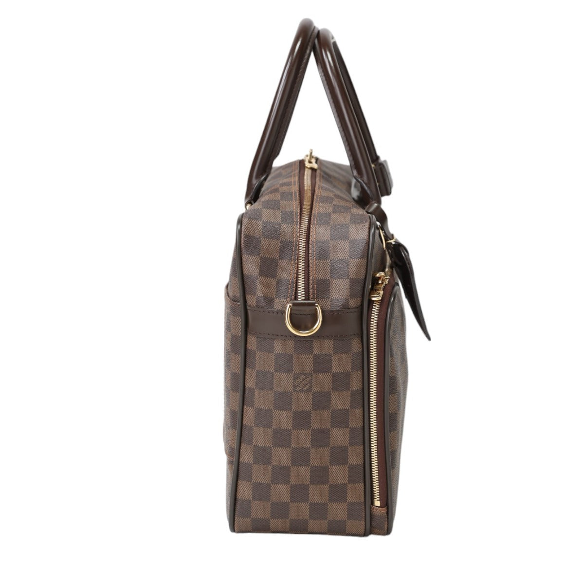 LOUIS VUITTON Handbag Damier canvas Brown Handbag Damier Ikar unisex(Unisex)