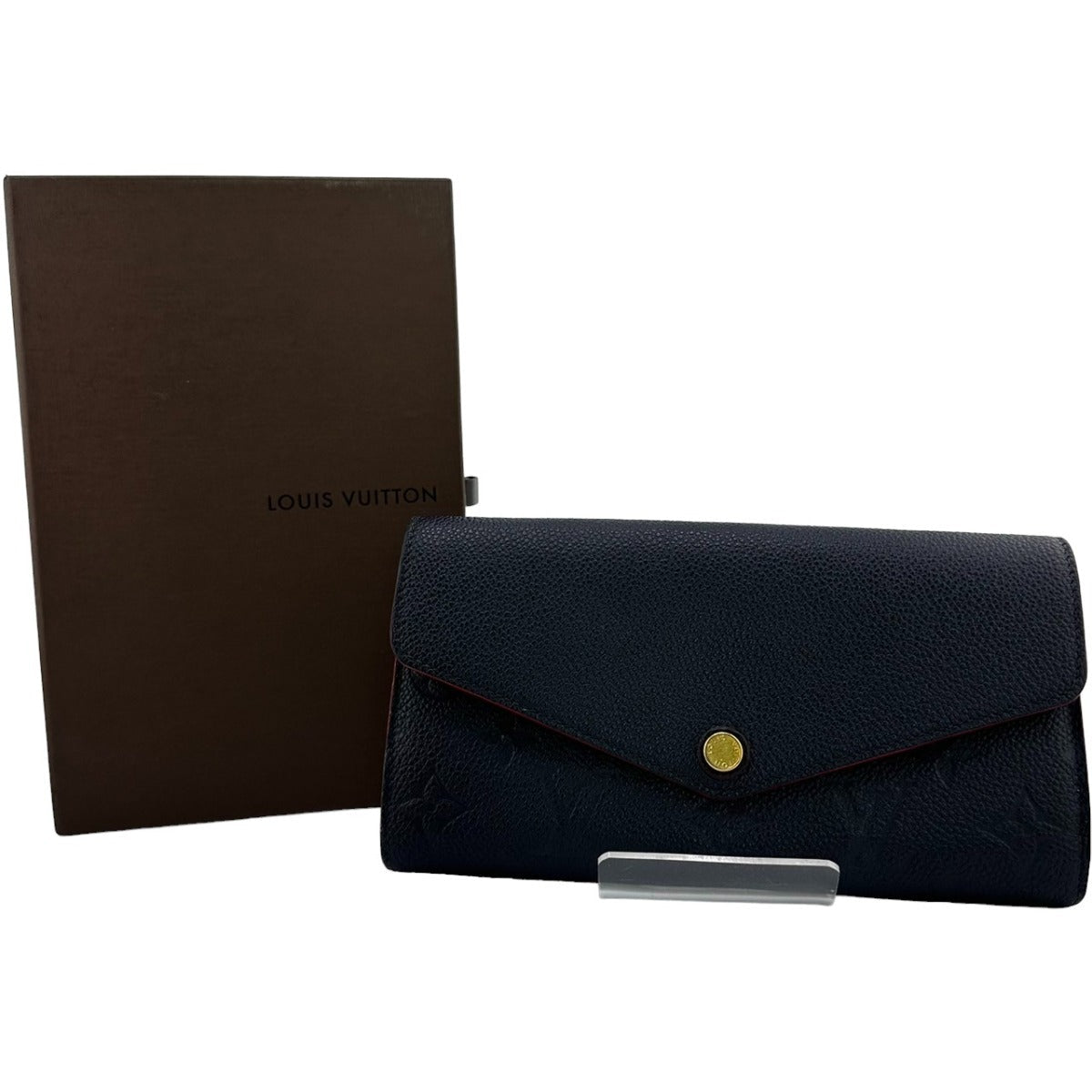 LOUIS VUITTON Long Wallet Purse M62125 Monogram Ann Platt Marine Rouge Portefeuille Sarah Ann Platt Coin purse with Card Case Women