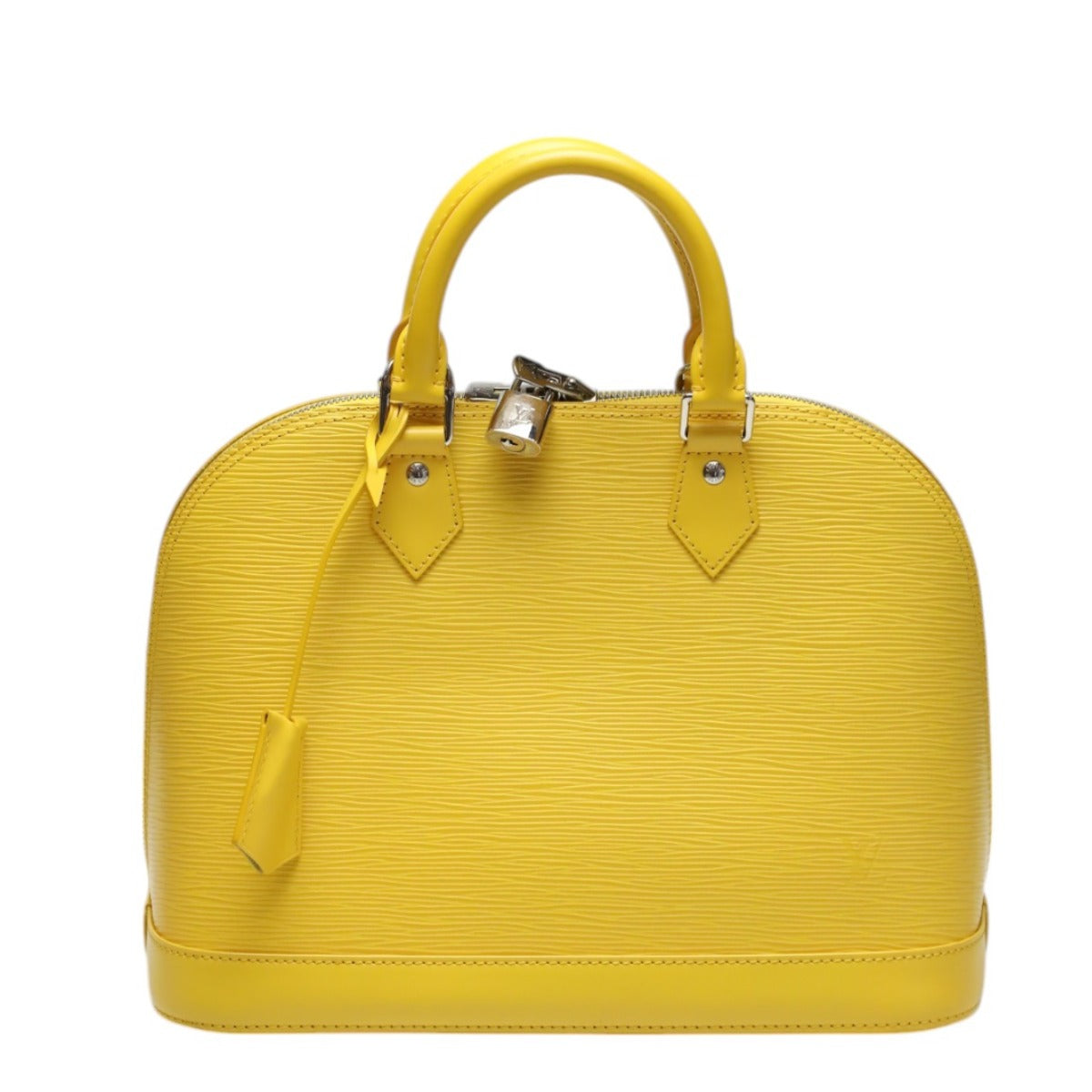 LOUIS VUITTON Handbag M40619 Epi Leather citron Handbag Epi Alma Women