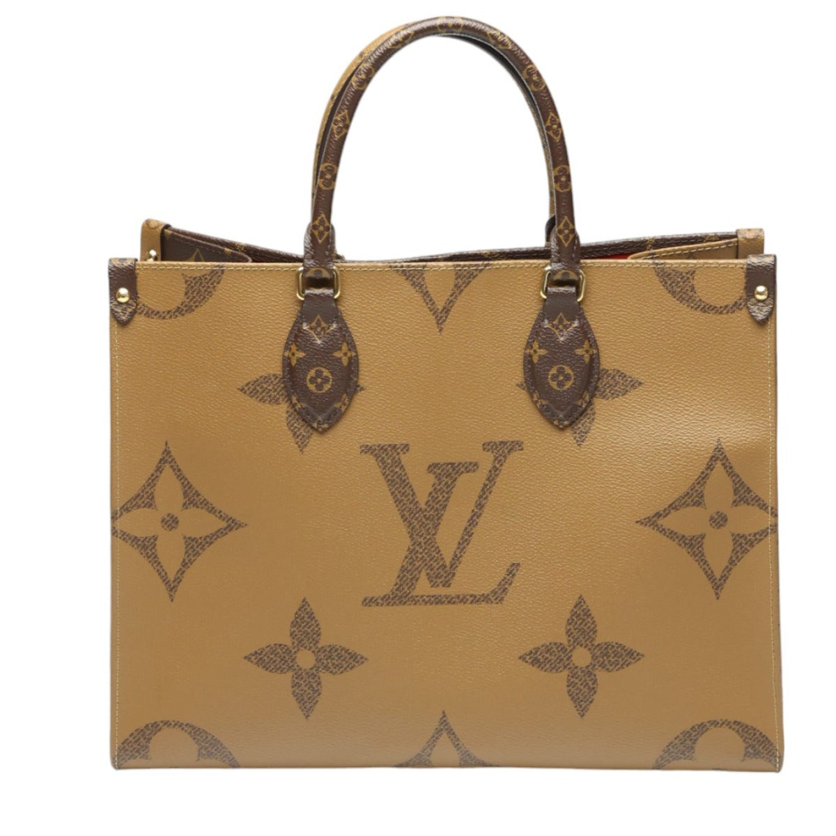 LOUIS VUITTON Tote Bag M45321 Monogram canvas Brown Monogram On the Go MM