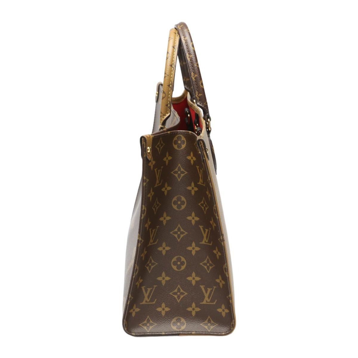 LOUIS VUITTON Tote Bag M45321 Monogram canvas Brown Monogram On the Go MM