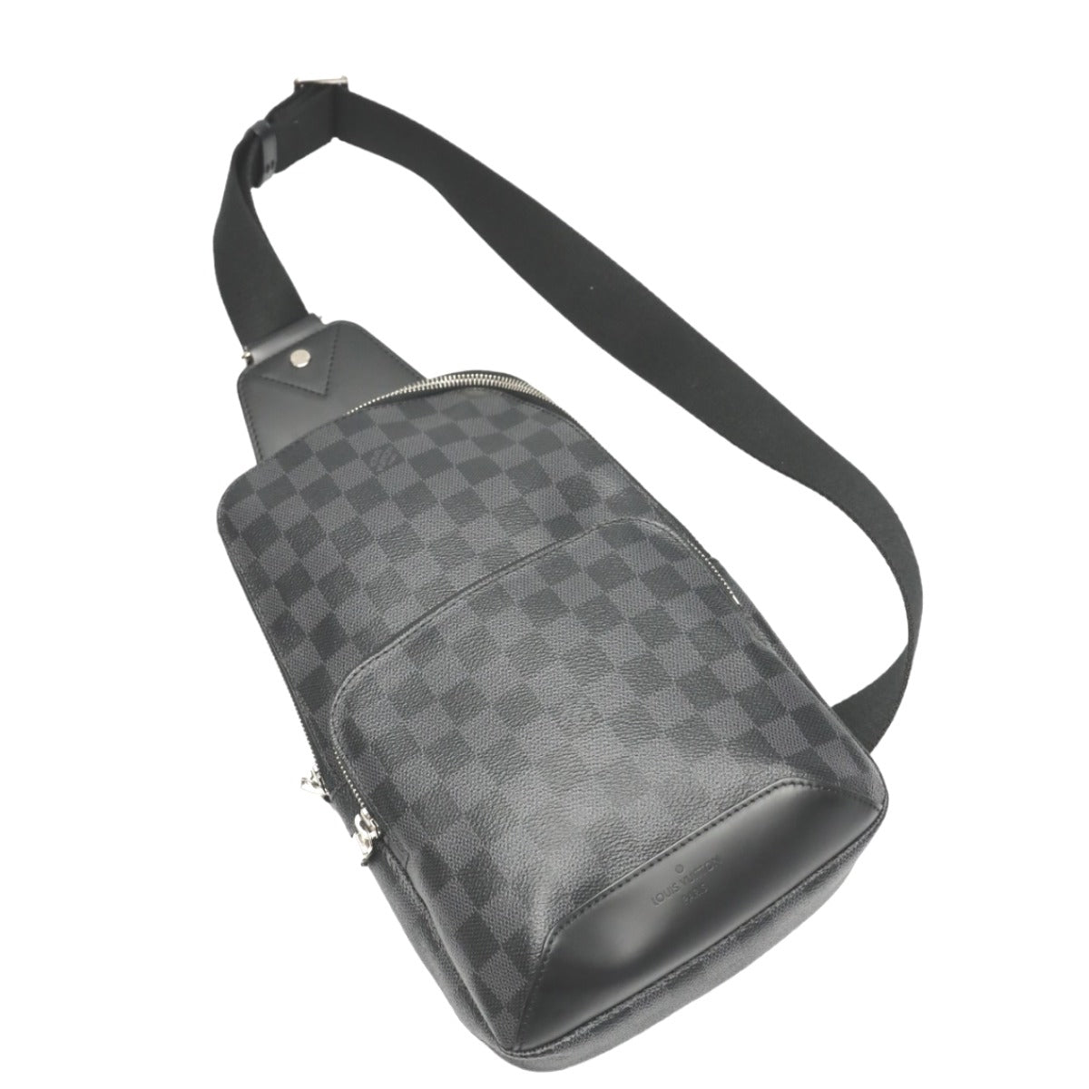 LOUIS VUITTON Shoulder Bag Damier Grafitto Canvas black Sling bag Graphite Avenir Sling Bag (old model) mens