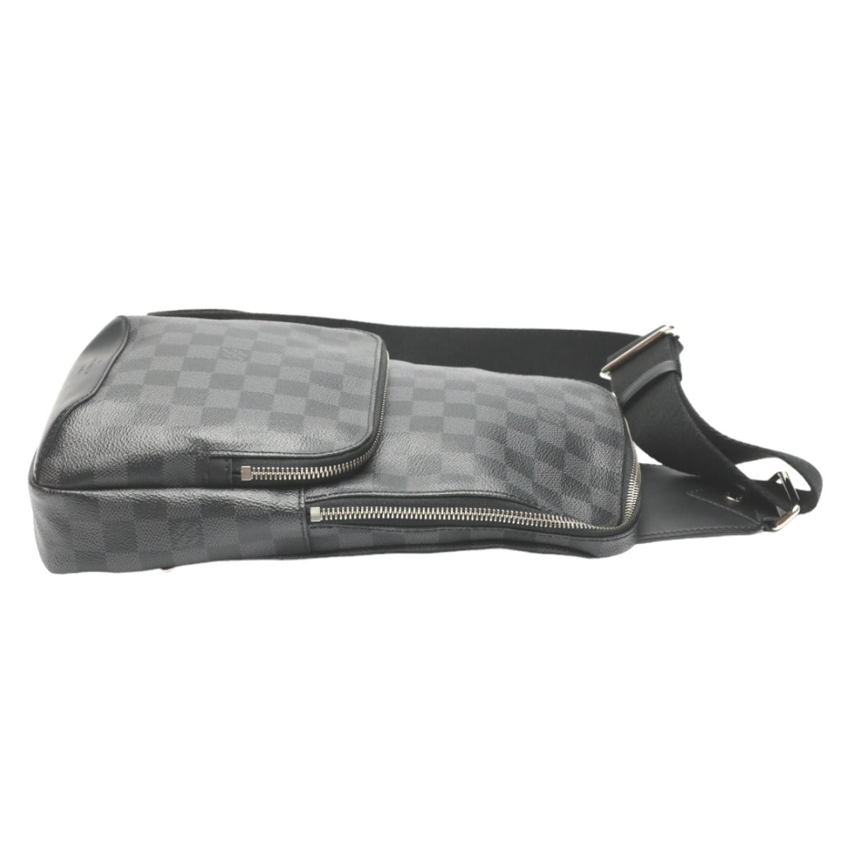 LOUIS VUITTON Shoulder Bag Damier Grafitto Canvas black Sling bag Graphite Avenir Sling Bag (old model) mens