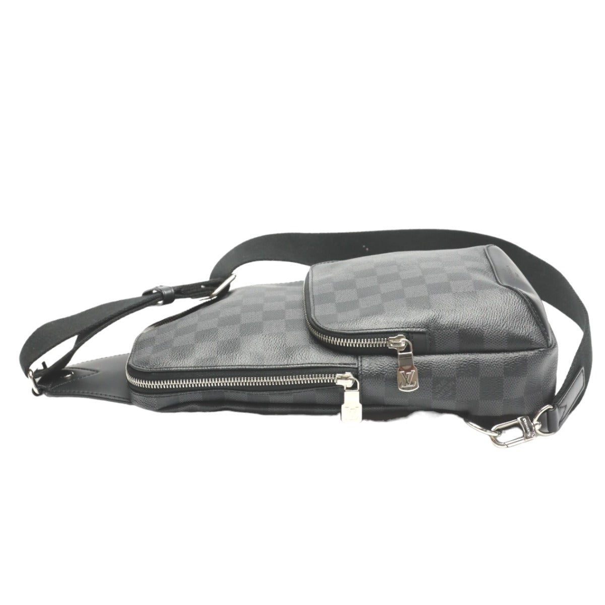 LOUIS VUITTON Shoulder Bag Damier Grafitto Canvas black Sling bag Graphite Avenir Sling Bag (old model) mens