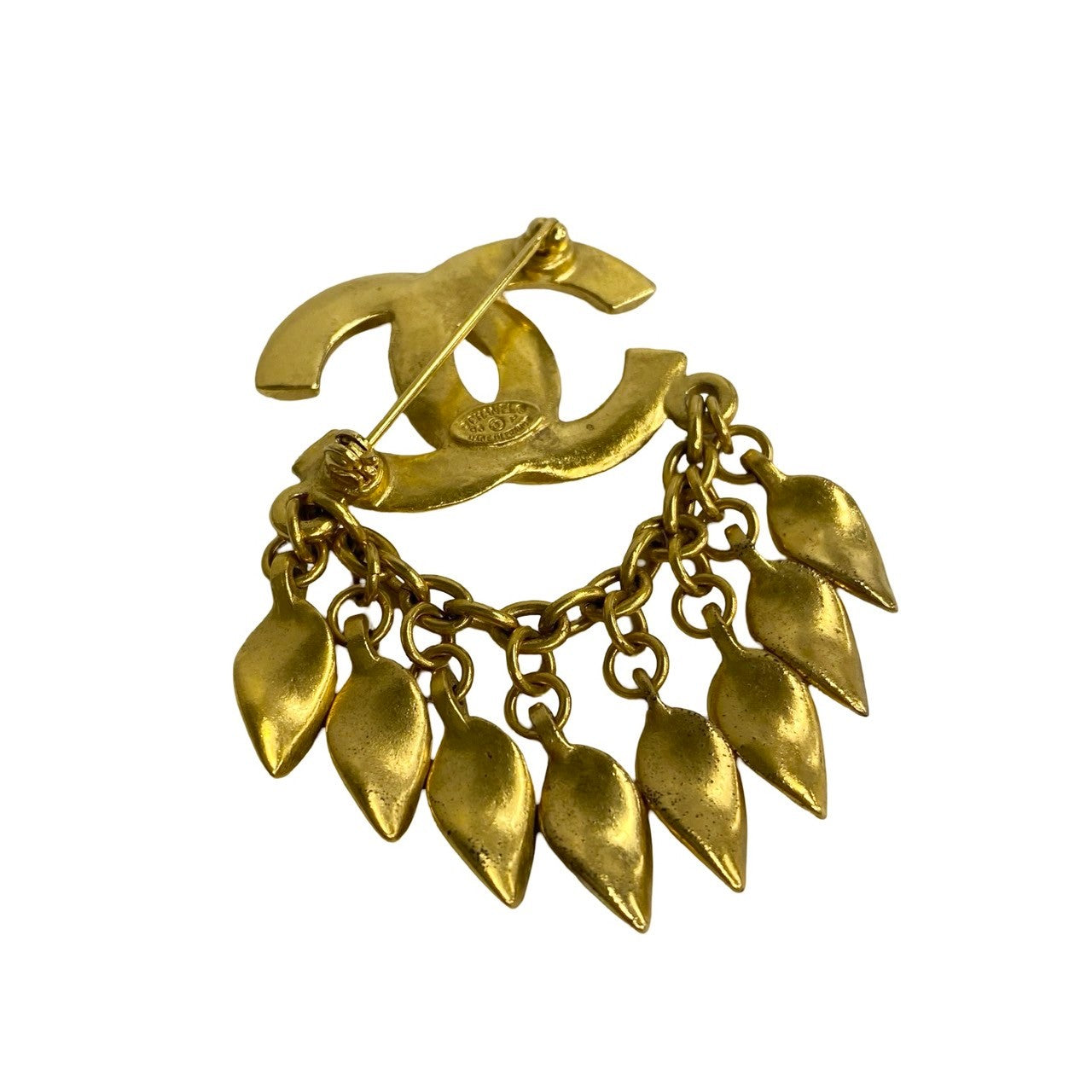 CHANEL Brooch Gold Plated gold COCO Mark Women
