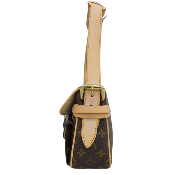 LOUIS VUITTON 2008 Made Canvas Monogram Hudson Pm Brown
