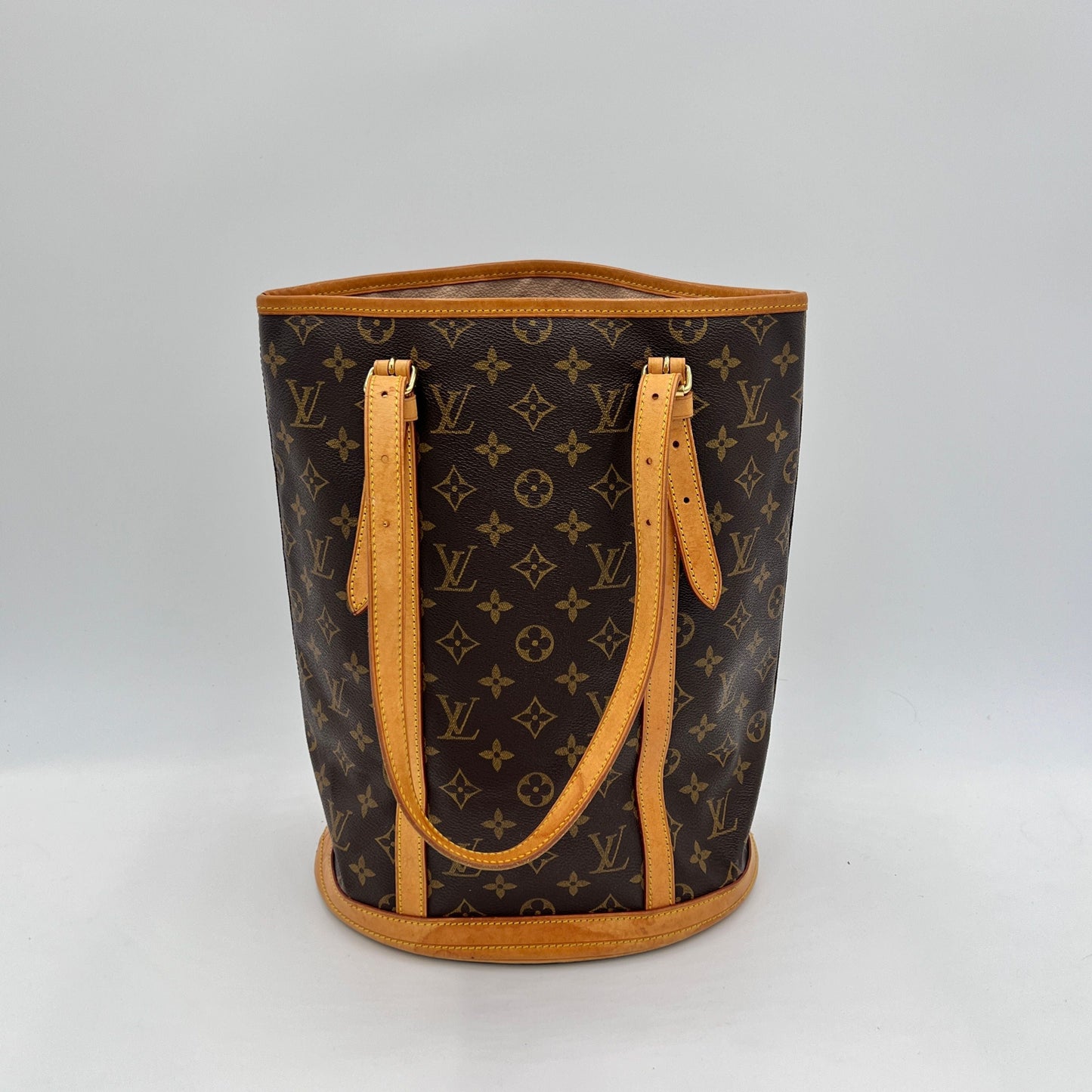 Louis Vuitton LV Monogram Bucket GM - Brown Bucket Bags, Handbags AG025O