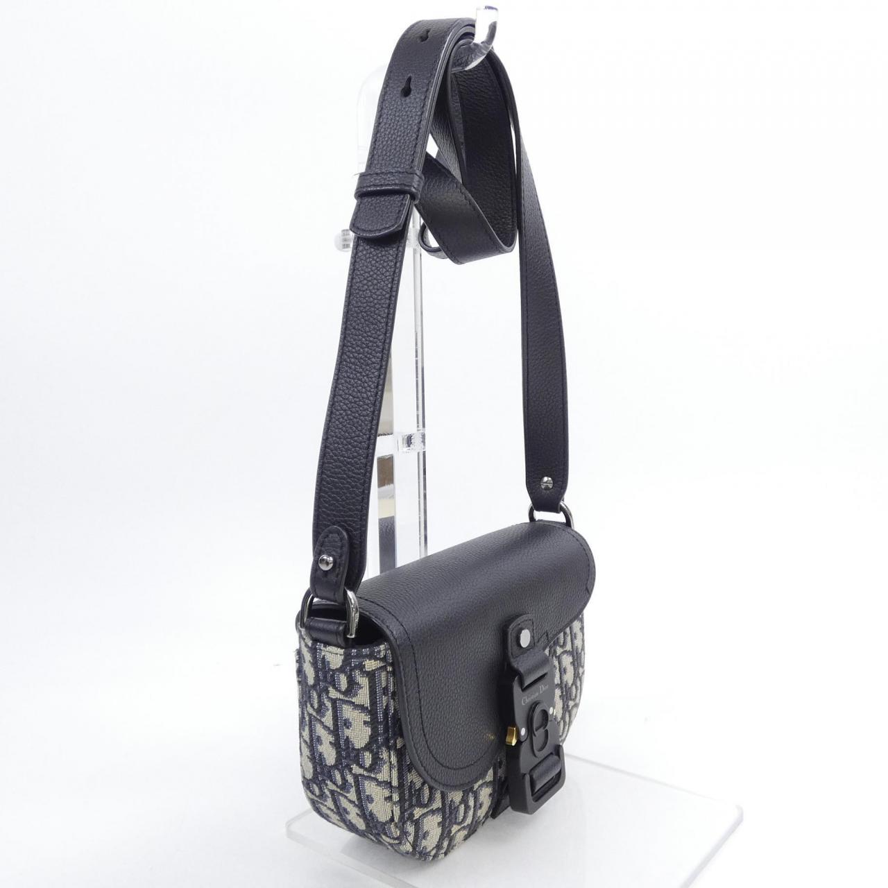 Dior Flap Messenger Bag Mini Oblique Jacquard Shoulder Bag