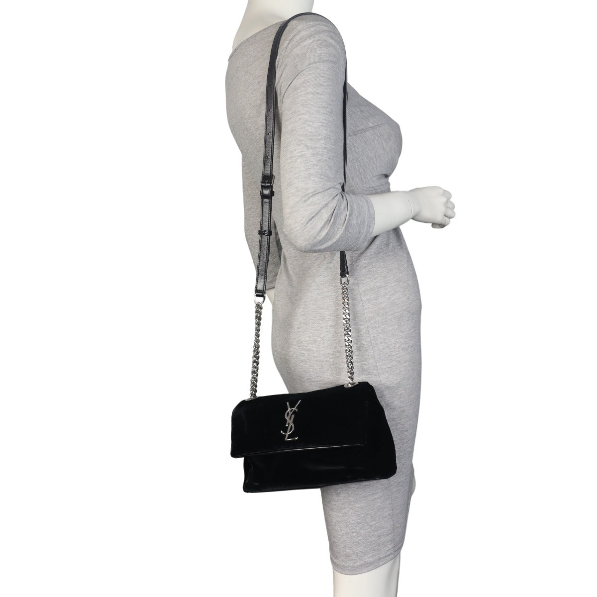 Saint Laurent West Hollywood Small Velvet Bag