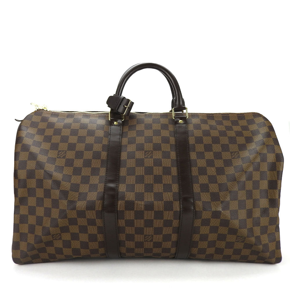 LOUIS VUITTON Boston Duffel bag N41427 Damier Brown Keepall 50