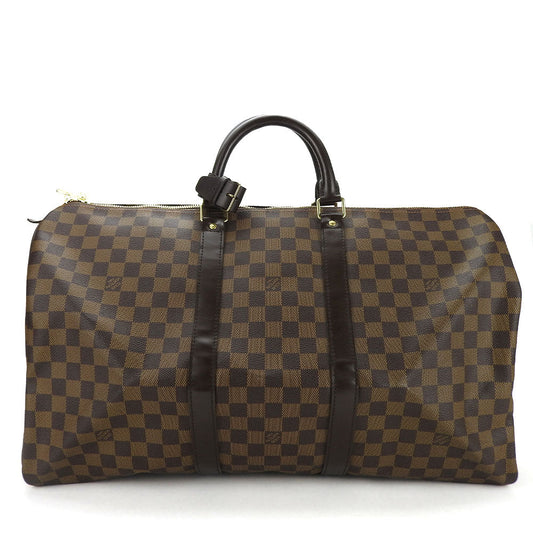 LOUIS VUITTON Boston Duffel bag N41427 Damier Brown Keepall 50