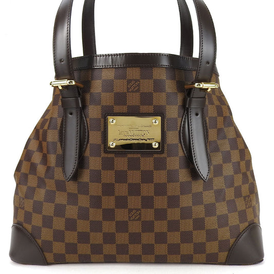 LOUIS VUITTON Tote Bag N51204 Damier Brown HamsteadMM