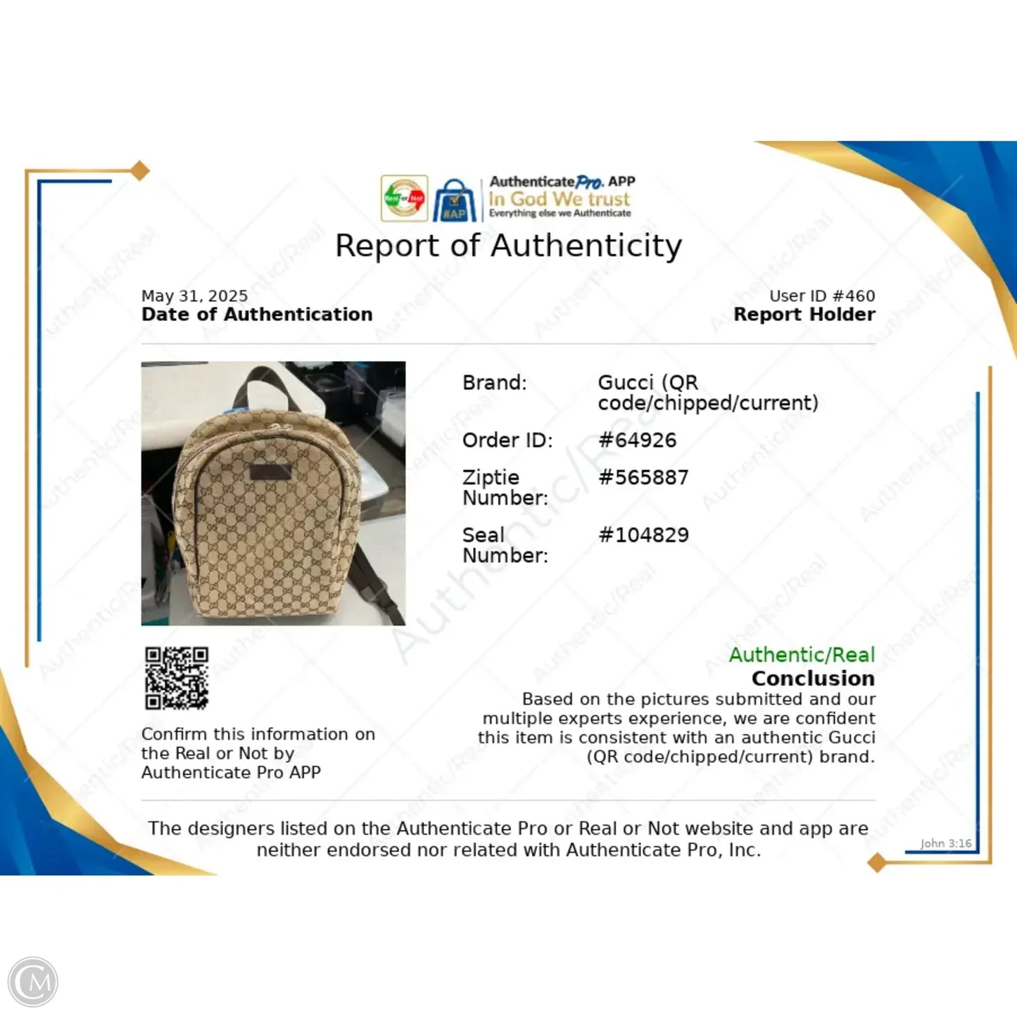 Gucci Top Handle Backpack