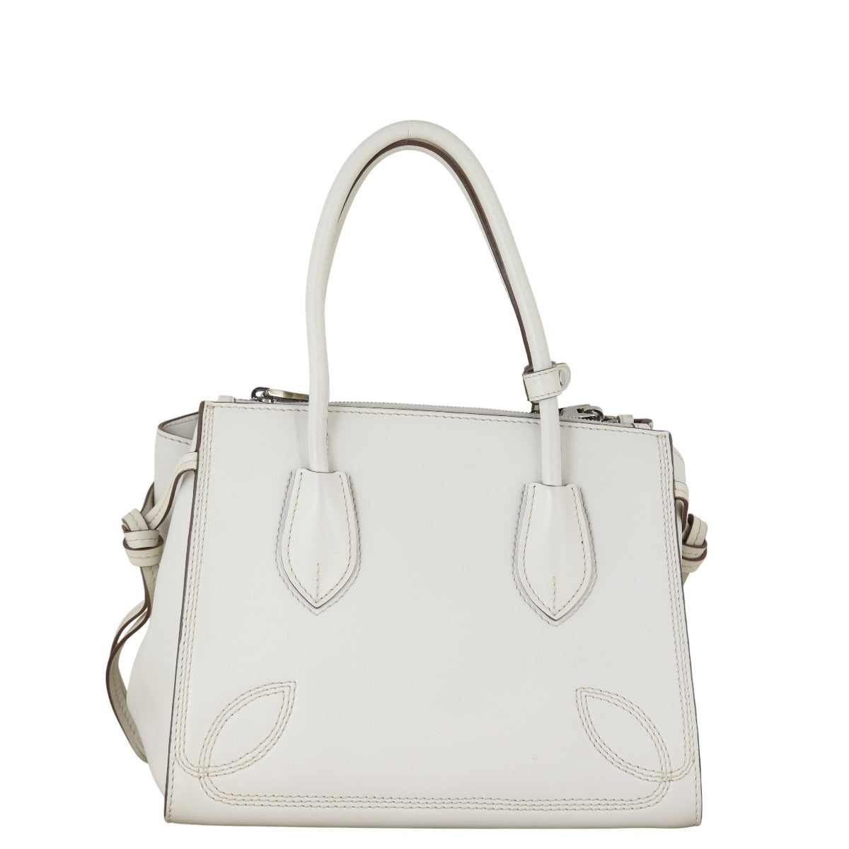 Prada Tassel Twin Pocket Calfskin Tote Small