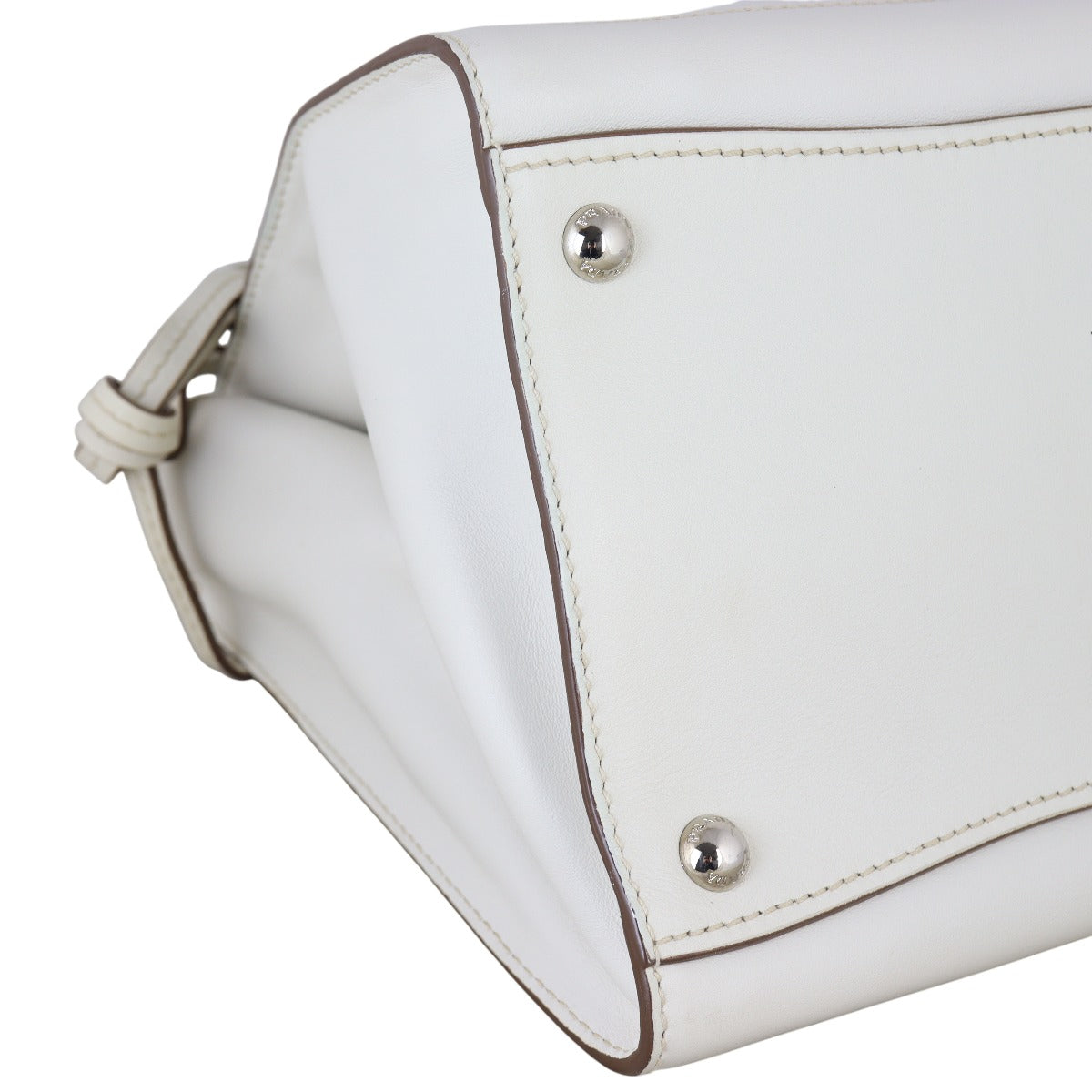 Prada Tassel Twin Pocket Calfskin Tote Small