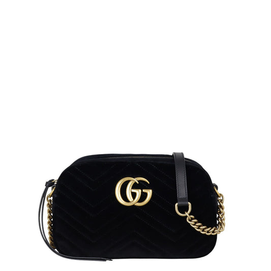 Gucci GG Marmont Velvet Small Camera Bag