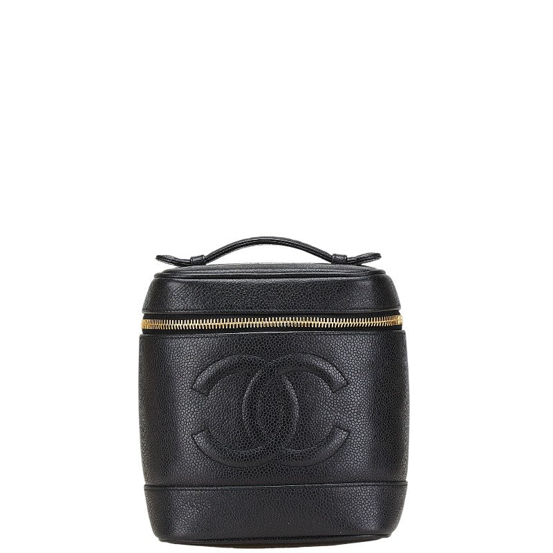 Chanel Coco Mark Caviar Vanity Bag Classic Flap