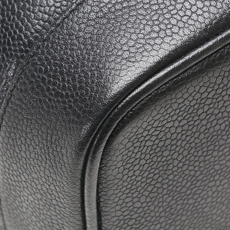 Chanel Coco Mark Caviar Vanity Bag Classic Flap