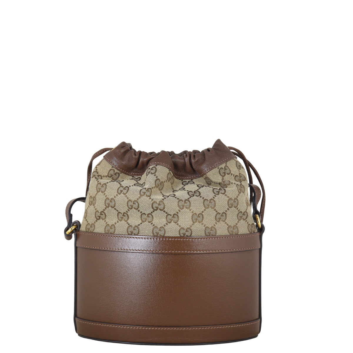 Gucci GG Supreme Horsebit 1955 Drawstring Bucket Bag
