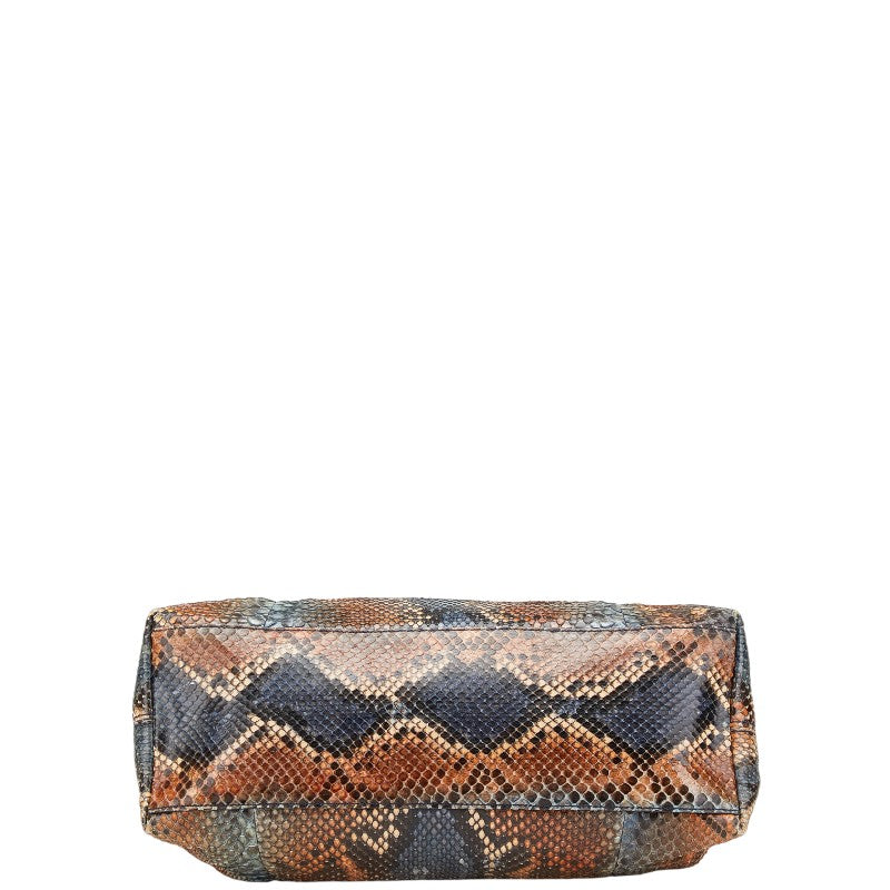 Gucci Soho Interlocking G Python Shoulder Bag