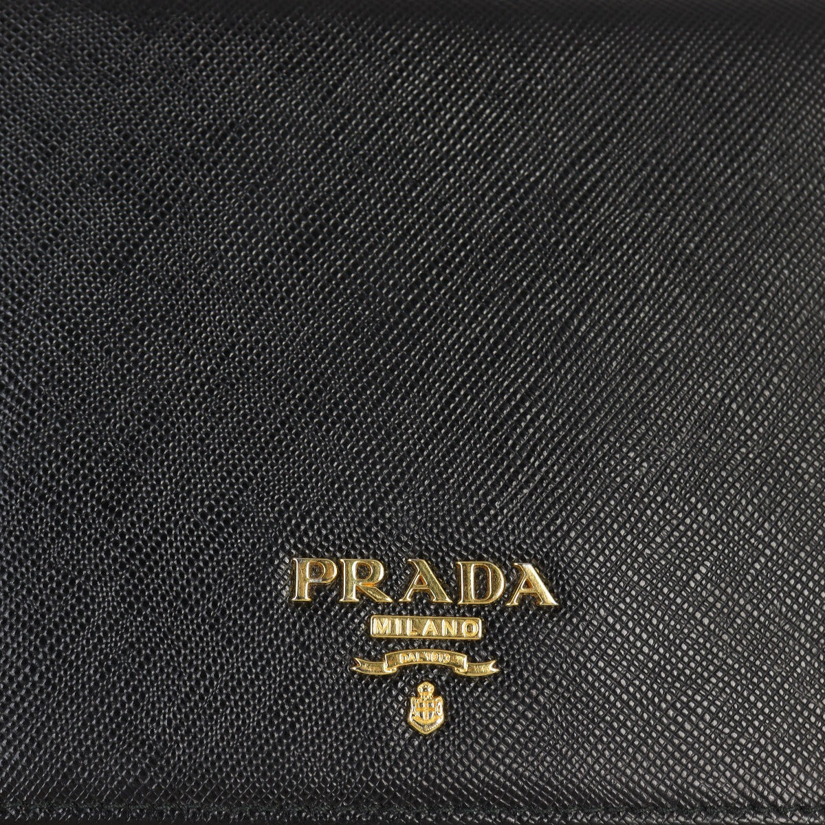 Prada Saffiano Metal Wallet on Strap